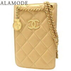 Chanel Matelasse Coco Mark Chain Crossbody Bag Vertical Lambskin